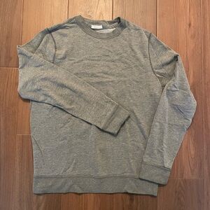 Abercrombie & Fitch Men's Heather Gray Crewneck Sweatshirt
